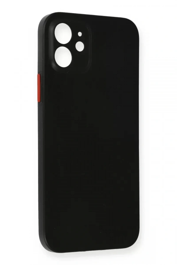 Apple iPhone 12 Kılıf PP Ultra İnce Kapak - Siyah