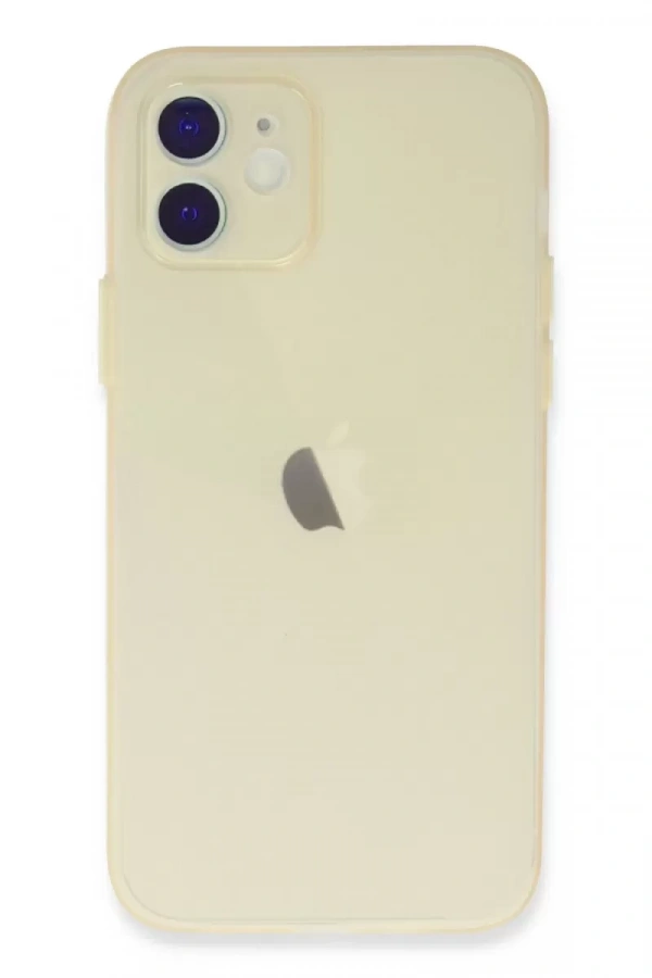 Apple iPhone 12 Kılıf Puma Silikon - Gold