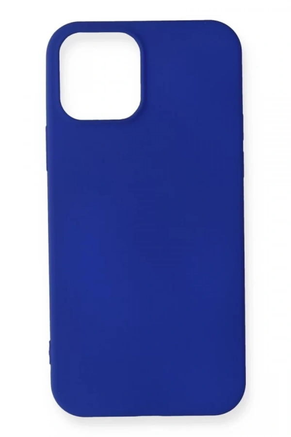 Apple iPhone 12 Mini Kılıf First Silikon - Lacivert