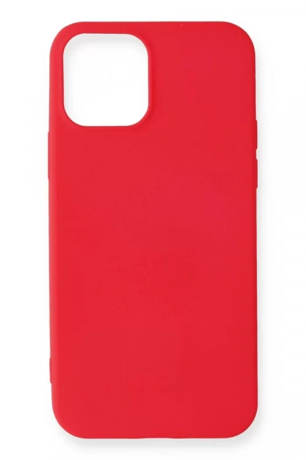 Apple iPhone 12 Mini Kılıf First Silikon - Pembe