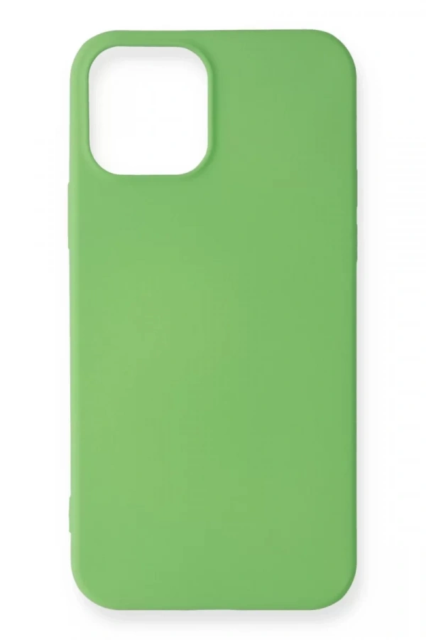 Apple iPhone 12 Mini Kılıf First Silikon - Yeşil