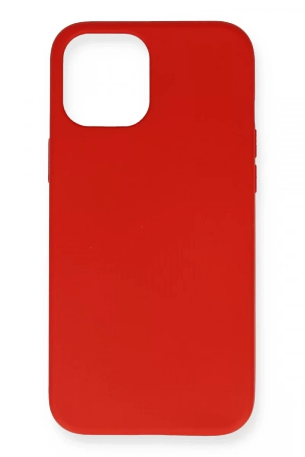 Apple iPhone 12 Mini Kılıf Nano içi Kadife Silikon - Kırmızı