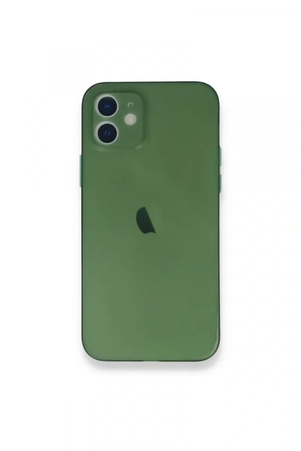 Apple iPhone 12 Mini Kılıf PP Ultra İnce Kapak - Yeşil
