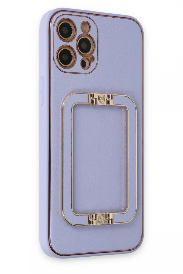 Apple iPhone 12 Pro Kılıf Coco Elit Kapak - Lila