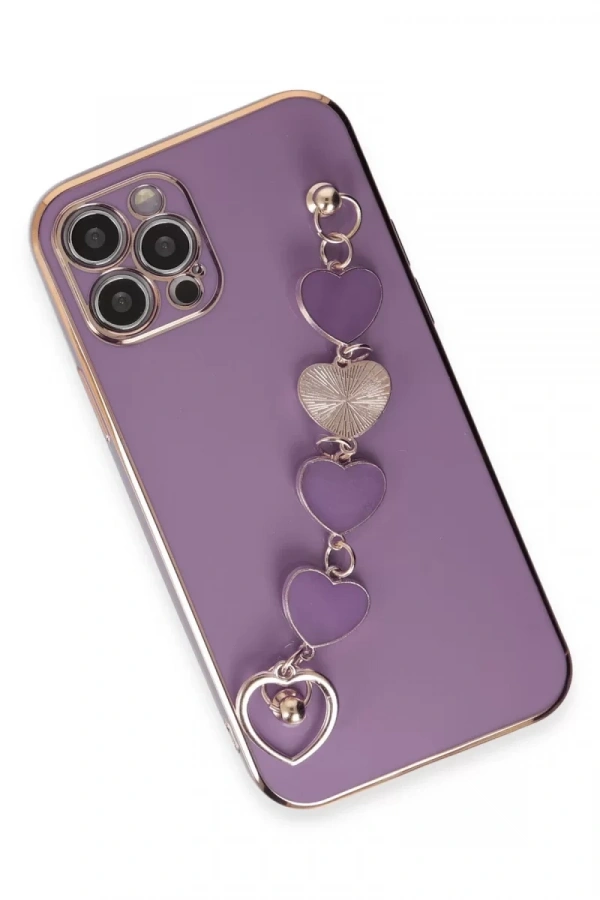 Apple iPhone 12 Pro Kılıf Esila Silikon - Mor