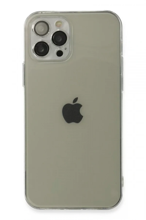 Apple iPhone 12 Pro Kılıf Fly Lens Silikon - Şeffaf