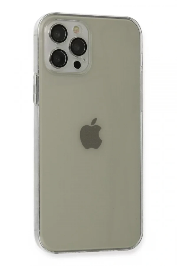 Apple iPhone 12 Pro Kılıf Fly Lens Silikon - Şeffaf