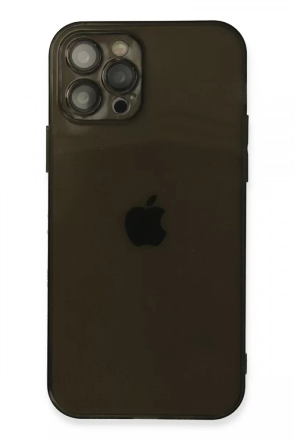 Apple iPhone 12 Pro Kılıf Fly Lens Silikon - Siyah