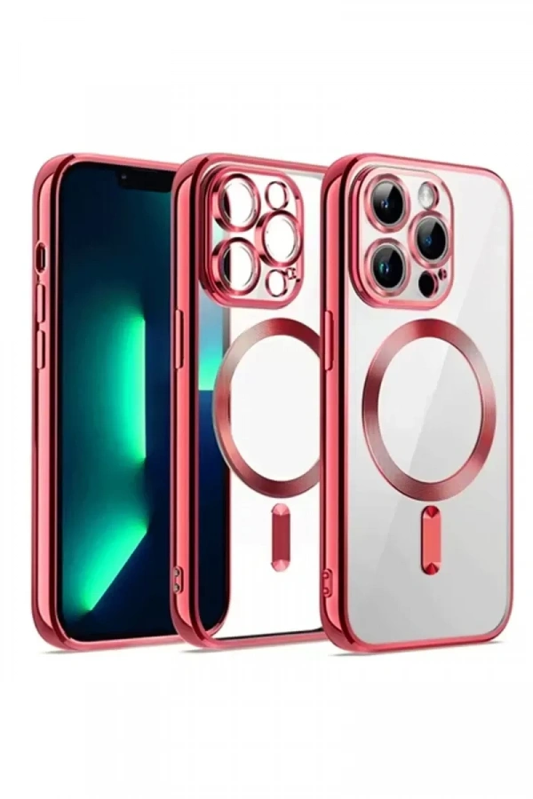 Apple iPhone 12 Pro Kılıf Kross Magneticsafe Kapak - Kırmızı