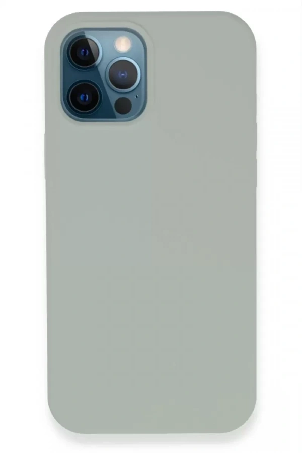 Apple iPhone 12 Pro Kılıf Lansman Legant Silikon - Açık Gri