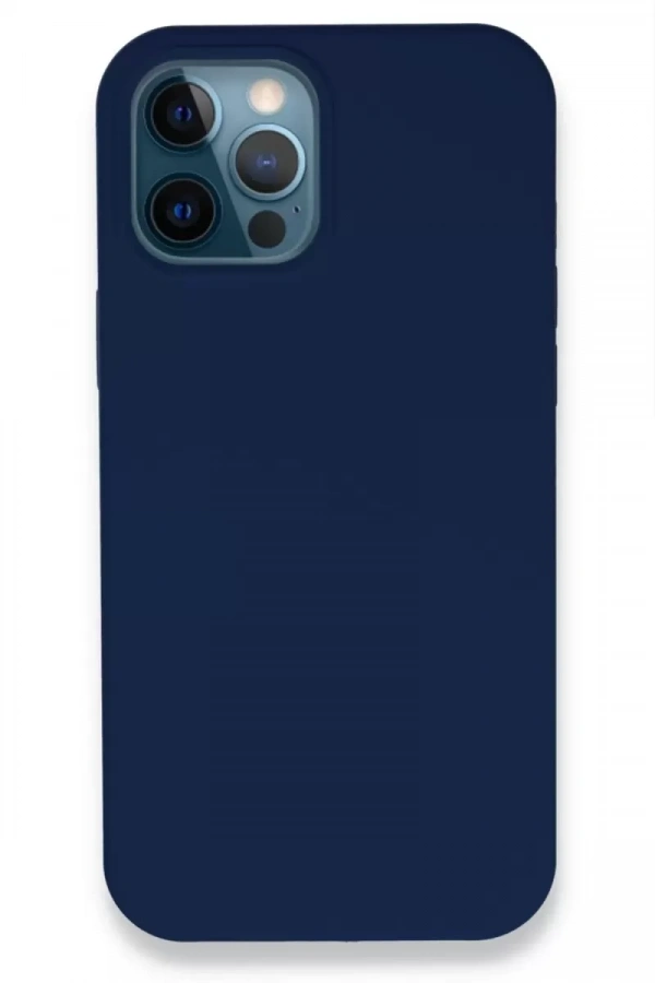 Apple iPhone 12 Pro Kılıf Lansman Legant Silikon - Lacivert