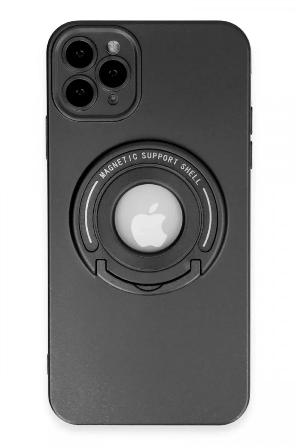 Apple iPhone 12 Pro Kılıf Lukka Magneticsafe Kapak - Siyah