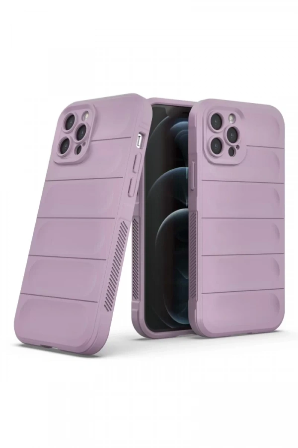 Apple iPhone 12 Pro Kılıf Optimum Silikon - Mor