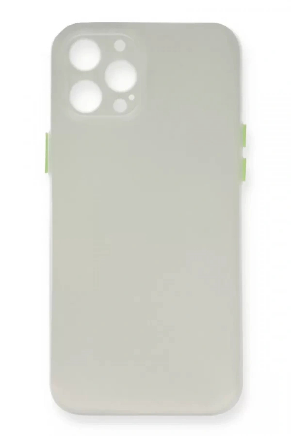 Apple iPhone 12 Pro Kılıf PP Ultra İnce Kapak - Beyaz
