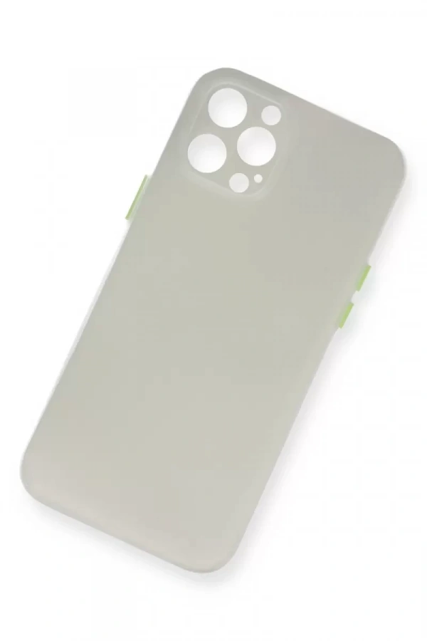 Apple iPhone 12 Pro Kılıf PP Ultra İnce Kapak - Beyaz