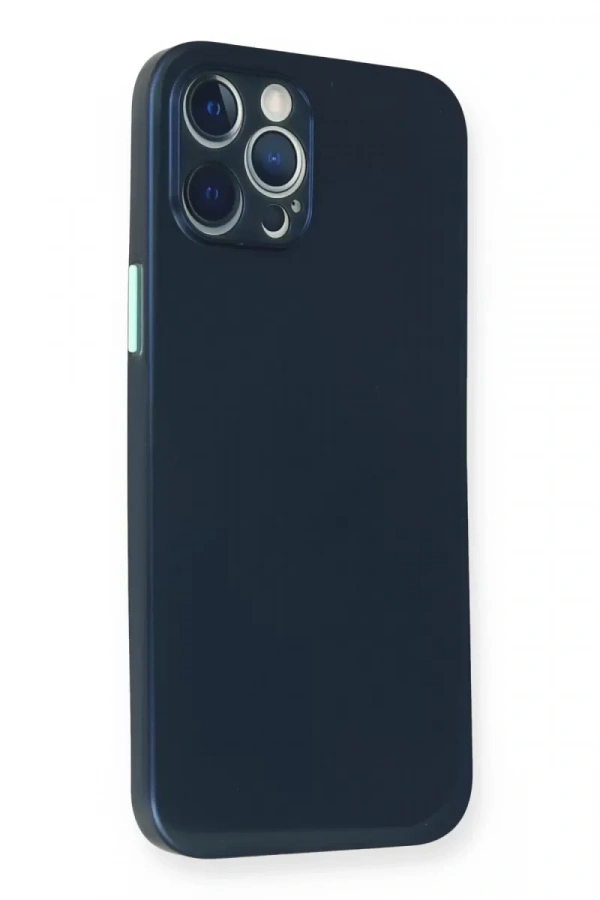Apple iPhone 12 Pro Kılıf PP Ultra İnce Kapak - Mavi