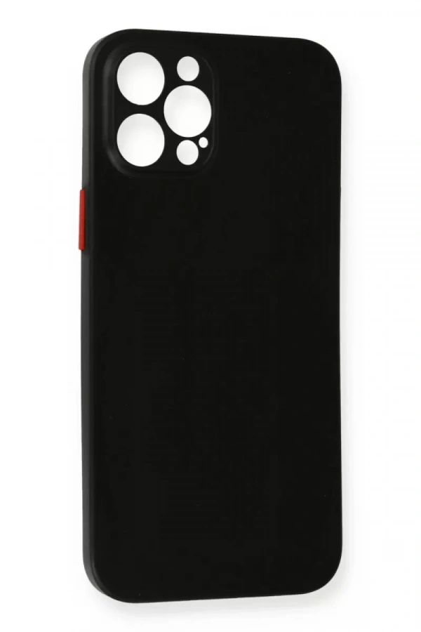 Apple iPhone 12 Pro Kılıf PP Ultra İnce Kapak - Siyah