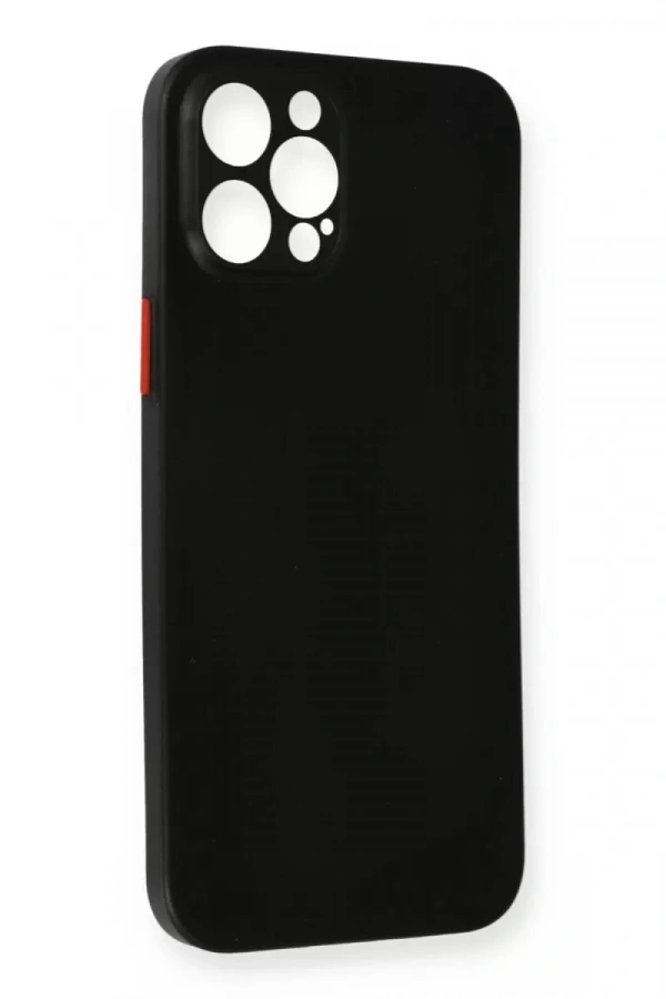 Apple iPhone 12 Pro Kılıf PP Ultra İnce Kapak - Siyah