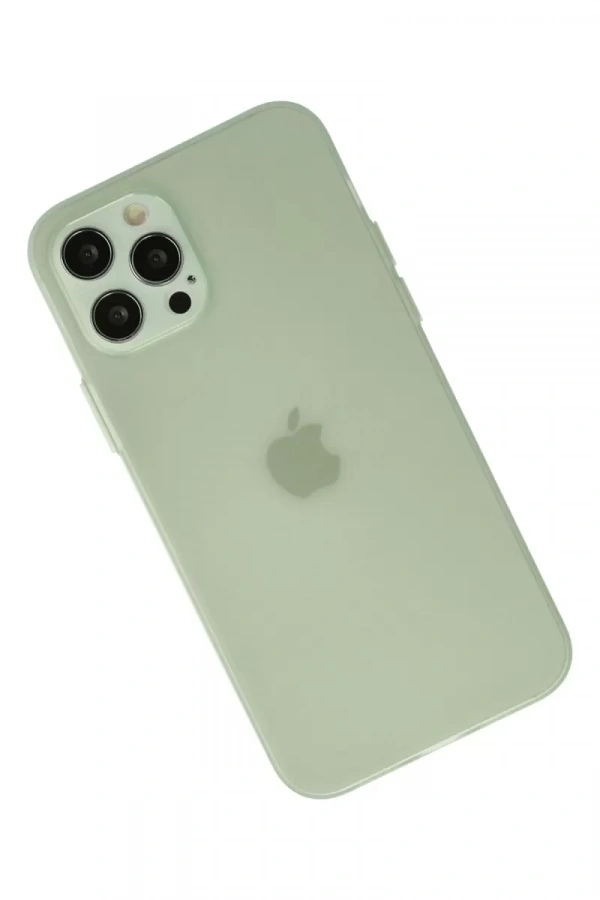 Apple iPhone 12 Pro Kılıf Puma Silikon - Açık Yeşil