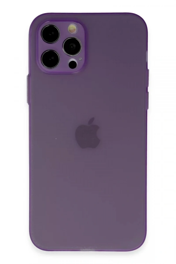 Apple iPhone 12 Pro Kılıf Puma Silikon - Koyu Mor