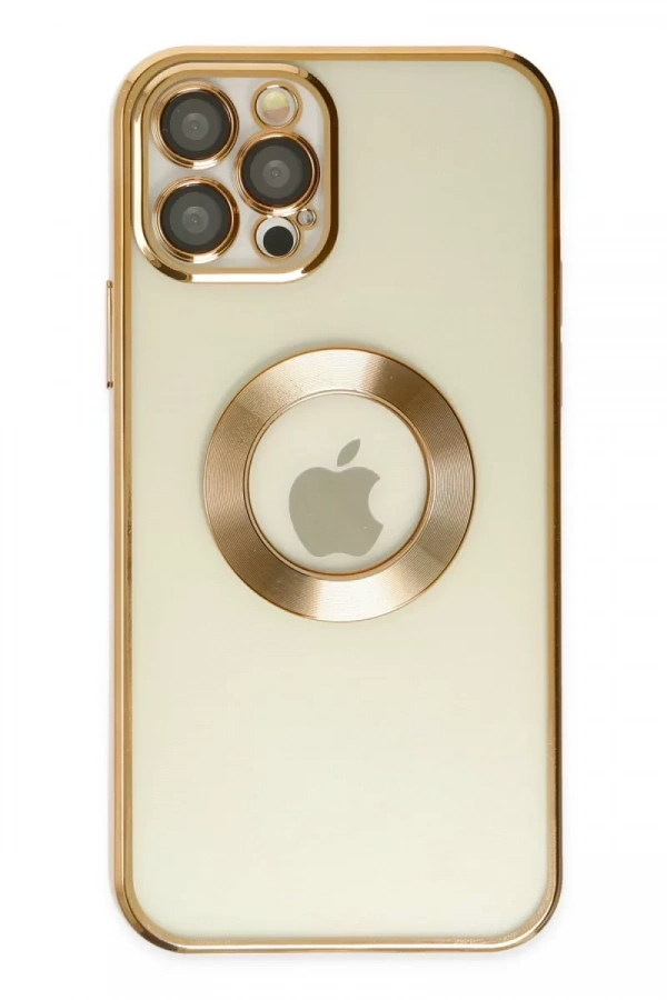 Apple iPhone 12 Pro Kılıf Slot Silikon - Gold