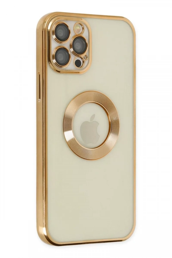 Apple iPhone 12 Pro Kılıf Slot Silikon - Gold