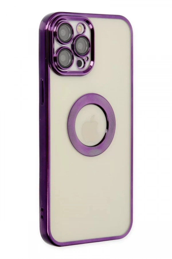 Apple iPhone 12 Pro Kılıf Slot Silikon - Mor