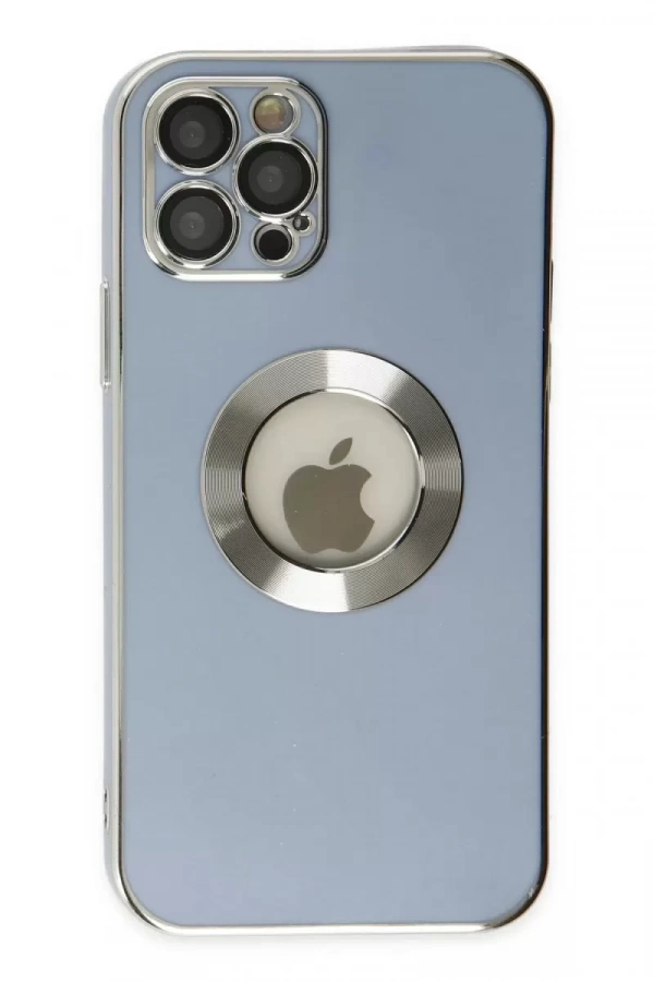 Apple iPhone 12 Pro Kılıf Store Silikon - Sierra Blue