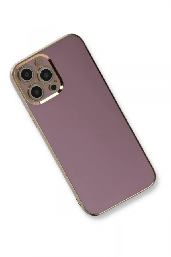 Apple iPhone 12 Pro Kılıf Volet Silikon - Mor