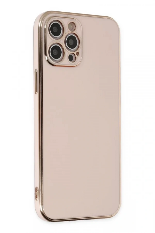 Apple iPhone 12 Pro Kılıf Volet Silikon - Pembe