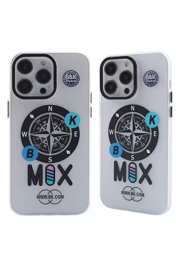 Apple iPhone 12 Pro Max Kılıf Apollo Magneticsafe Desenli Kapak - Apollo Şeffaf - 3