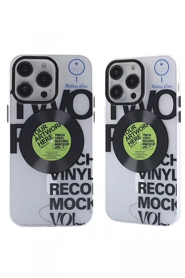 Apple iPhone 12 Pro Max Kılıf Apollo Magneticsafe Desenli Kapak - Apollo Şeffaf - 5