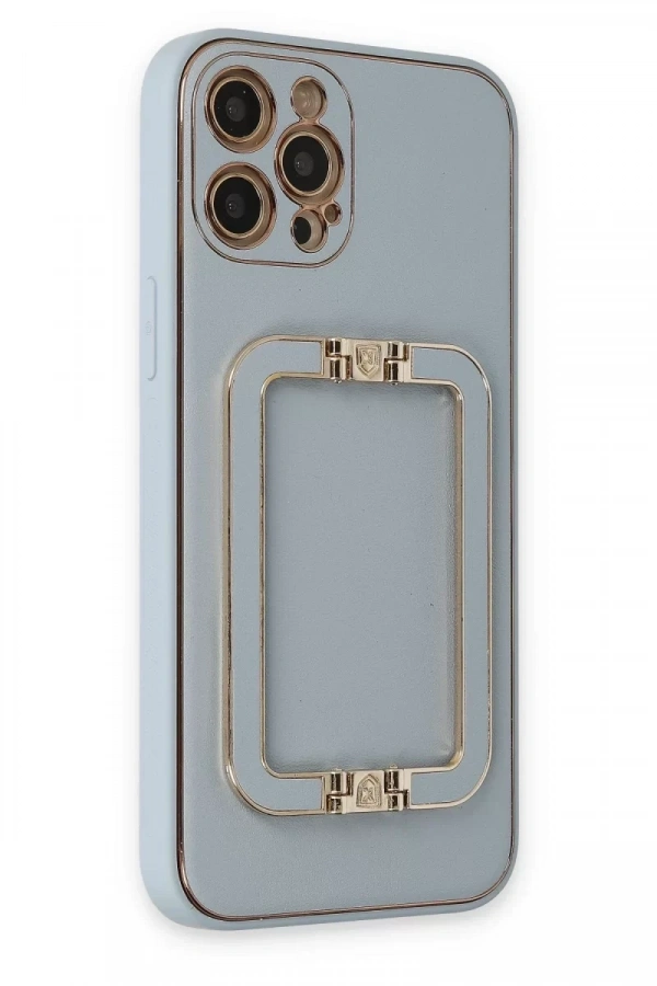 Apple iPhone 12 Pro Max Kılıf Coco Elit Kapak - Turkuaz