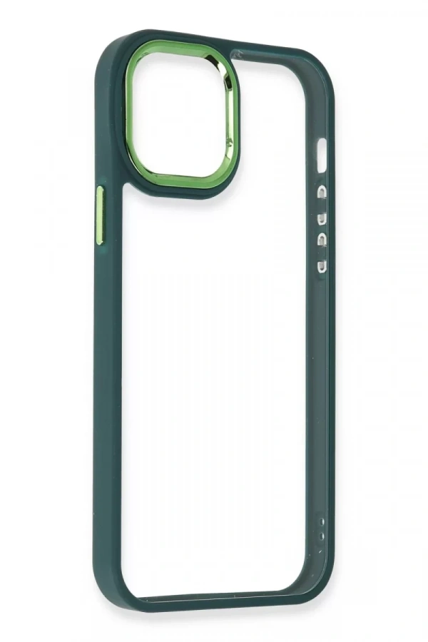 Apple iPhone 12 Pro Max Kılıf Dora Kapak - Haki Yeşil