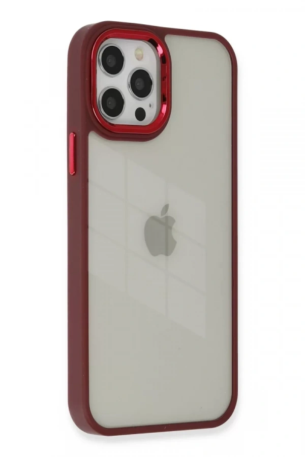 Apple iPhone 12 Pro Max Kılıf Dora Kapak - Kırmızı