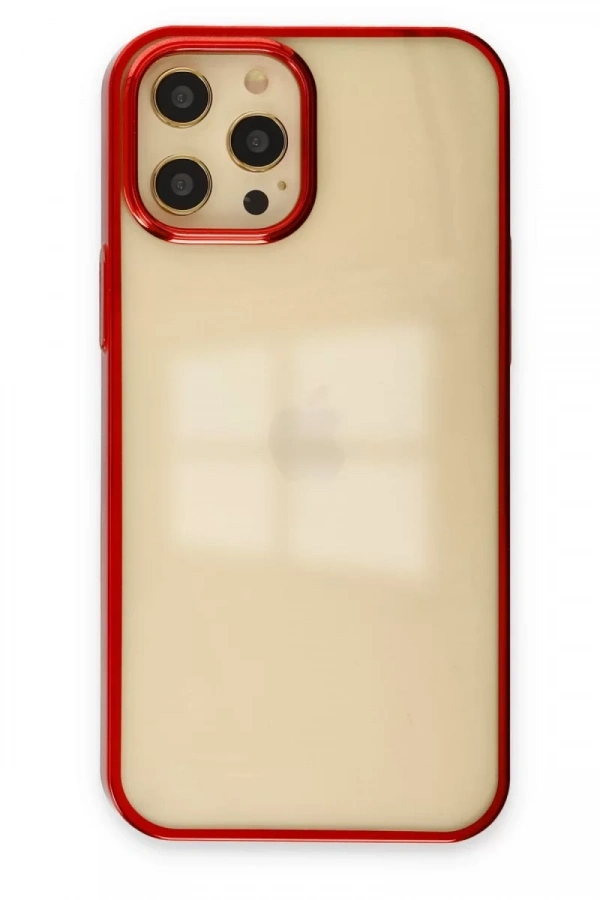 Apple iPhone 12 Pro Max Kılıf Element Silikon - Kırmızı