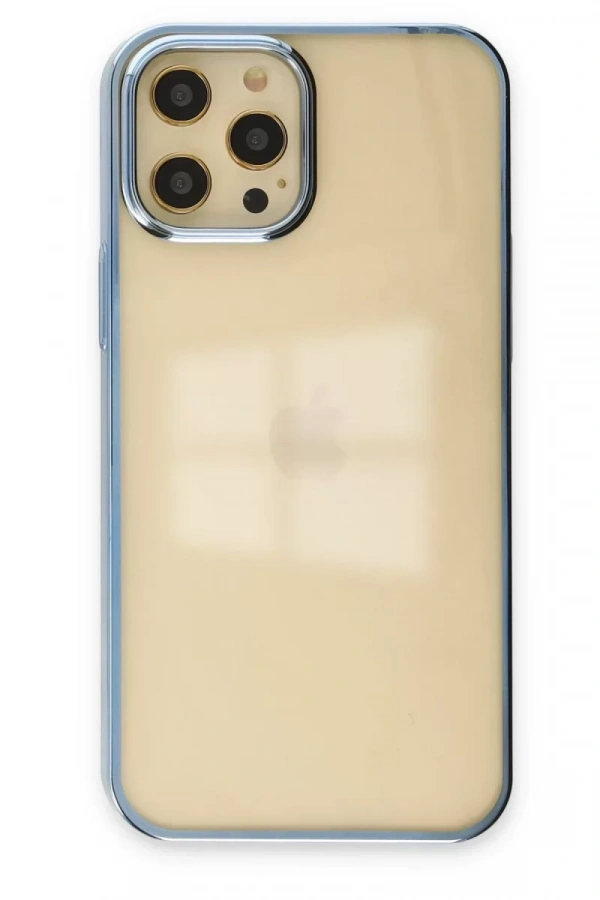 Apple iPhone 12 Pro Max Kılıf Element Silikon - Mavi