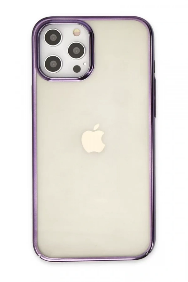 Apple iPhone 12 Pro Max Kılıf Element Silikon - Mor
