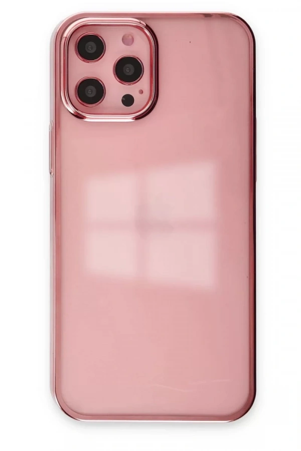 Apple iPhone 12 Pro Max Kılıf Element Silikon - Pembe