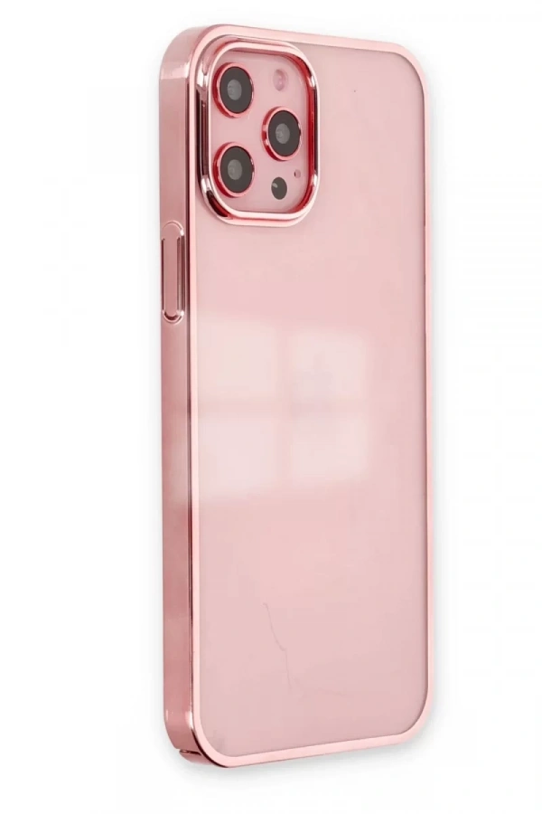 Apple iPhone 12 Pro Max Kılıf Element Silikon - Pembe