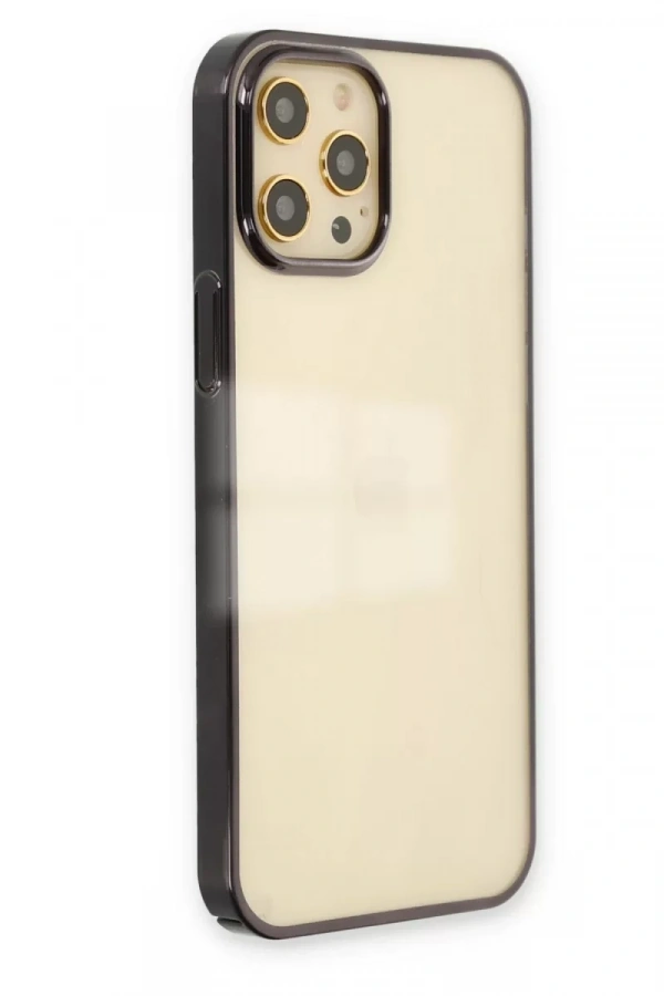 Apple iPhone 12 Pro Max Kılıf Element Silikon - Siyah