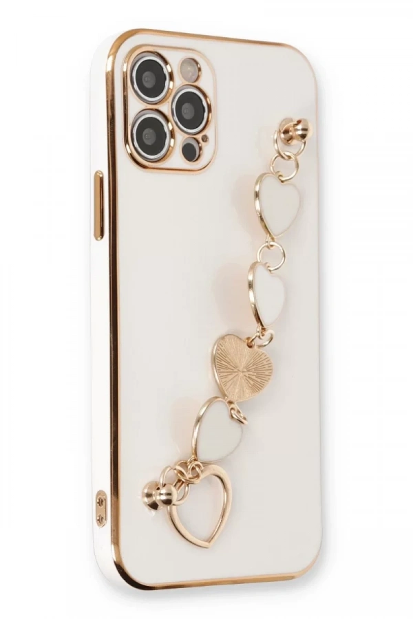 Apple iPhone 12 Pro Max Kılıf Esila Silikon - Beyaz