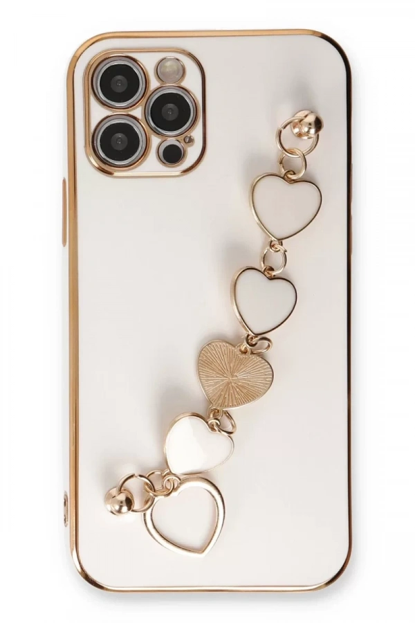 Apple iPhone 12 Pro Max Kılıf Esila Silikon - Beyaz