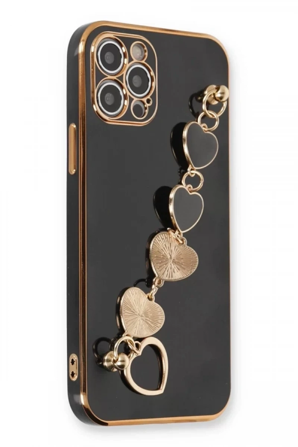 Apple iPhone 12 Pro Max Kılıf Esila Silikon - Siyah