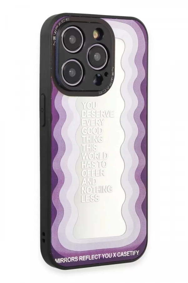 Apple iPhone 12 Pro Max Kılıf Mirror Desenli Kapak - Mirror - 5