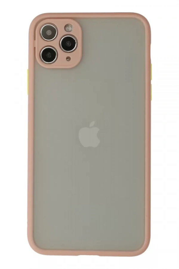 Apple iPhone 12 Pro Max Kılıf Montreal Silikon Kapak - Pembe