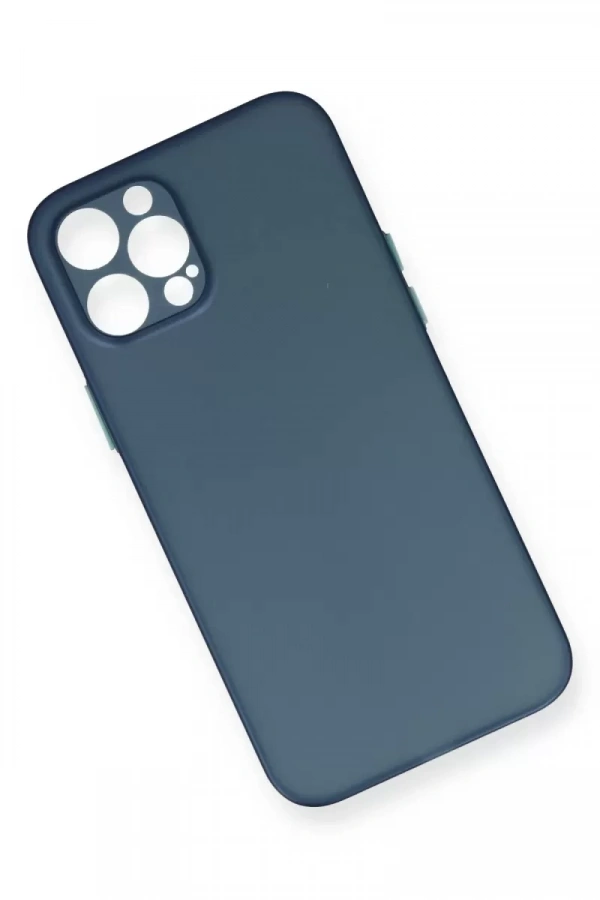 Apple iPhone 12 Pro Max Kılıf PP Ultra İnce Kapak - Mavi