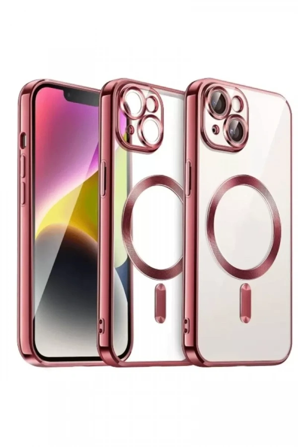 Apple iPhone 13 Kılıf Kross Magneticsafe Kapak - Kırmızı