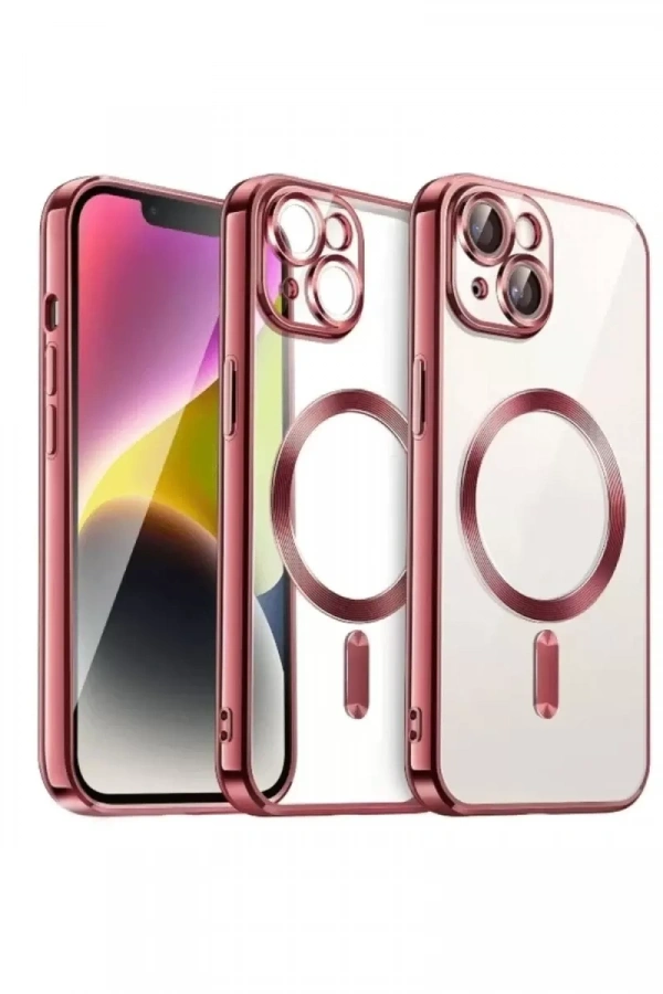 Apple iPhone 13 Kılıf Kross Magneticsafe Kapak - Kırmızı