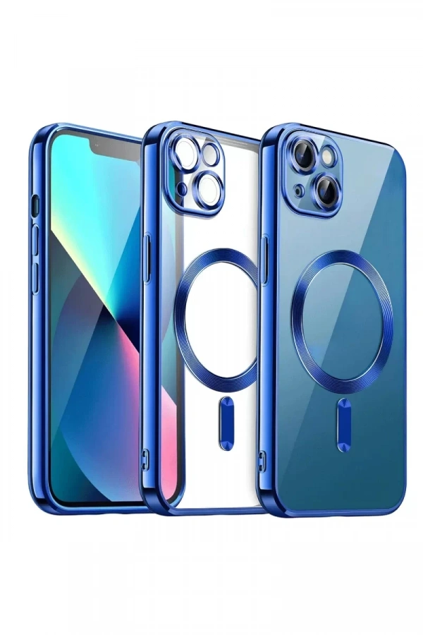 Apple iPhone 13 Kılıf Kross Magneticsafe Kapak - Lacivert